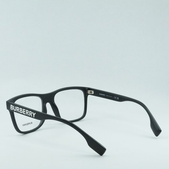 💯 NEW BURBERRY CARTER BE2353 3464 MATTE BLACK EYEGLASSES - Picture 5 of 11